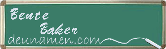 Bente Baker Visitenkarte